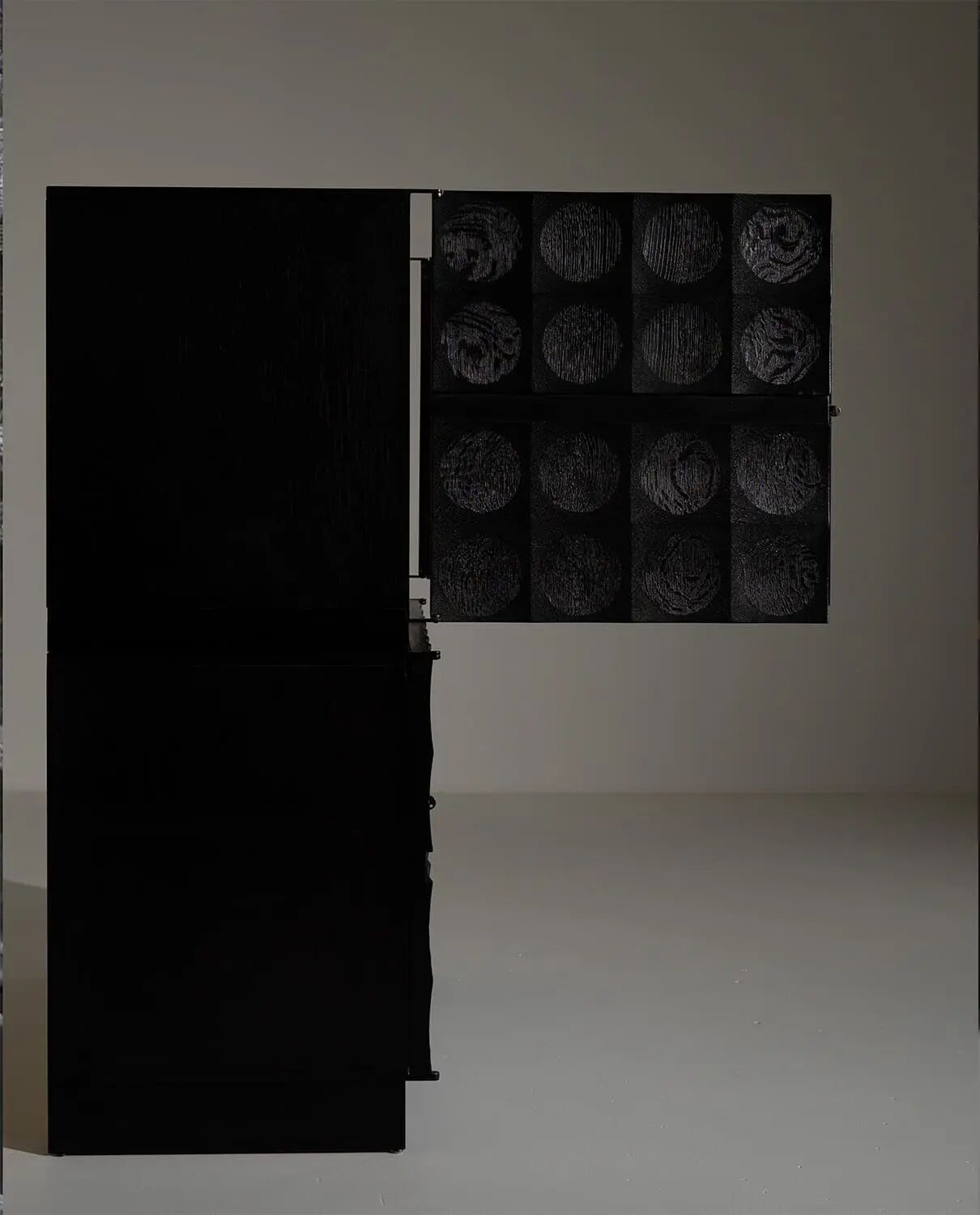 Brutalist Cabinet by J. Batenburg, Belgium 1970s