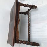 Table basse en bois pieds tourné vintage