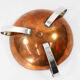 Mid-Century Copper & Silver Decorative Centerpiece