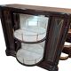 Raro Mobile Bar Girevole in Radica di Mogano "MASTRO CAPPELLINI" anni '70