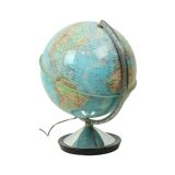 Lampe globe terrestre imprimé en Italie par GDP, 1967