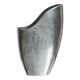Aluminium cast vase, in the style of Anne Efverlund, 1970-1980.