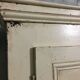 Old wardrobe, aged white patina