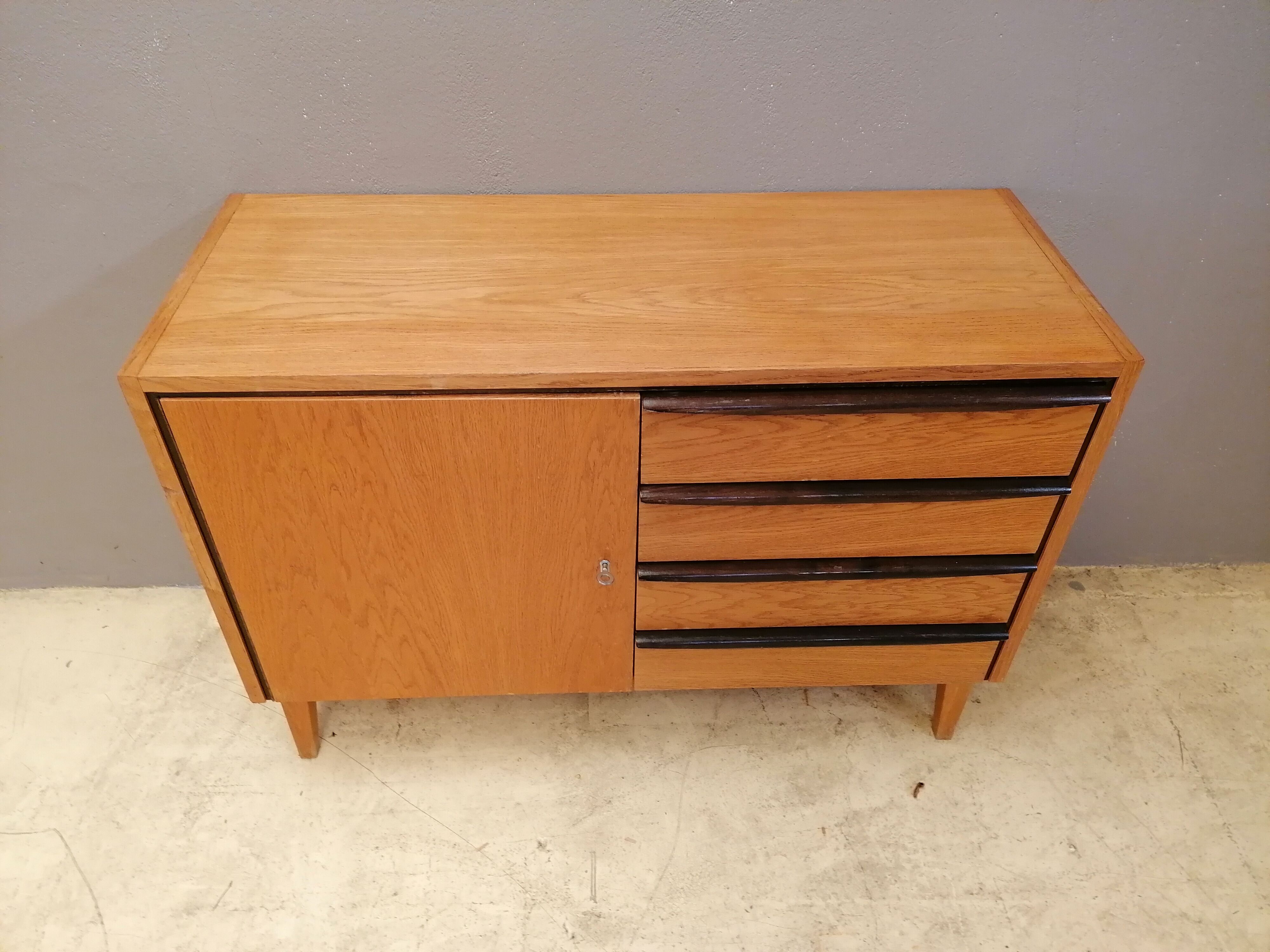Vintage czech chest of drawers, scandinavian style