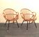 Rohe Noordwolde rattan vintage sixties design armchair