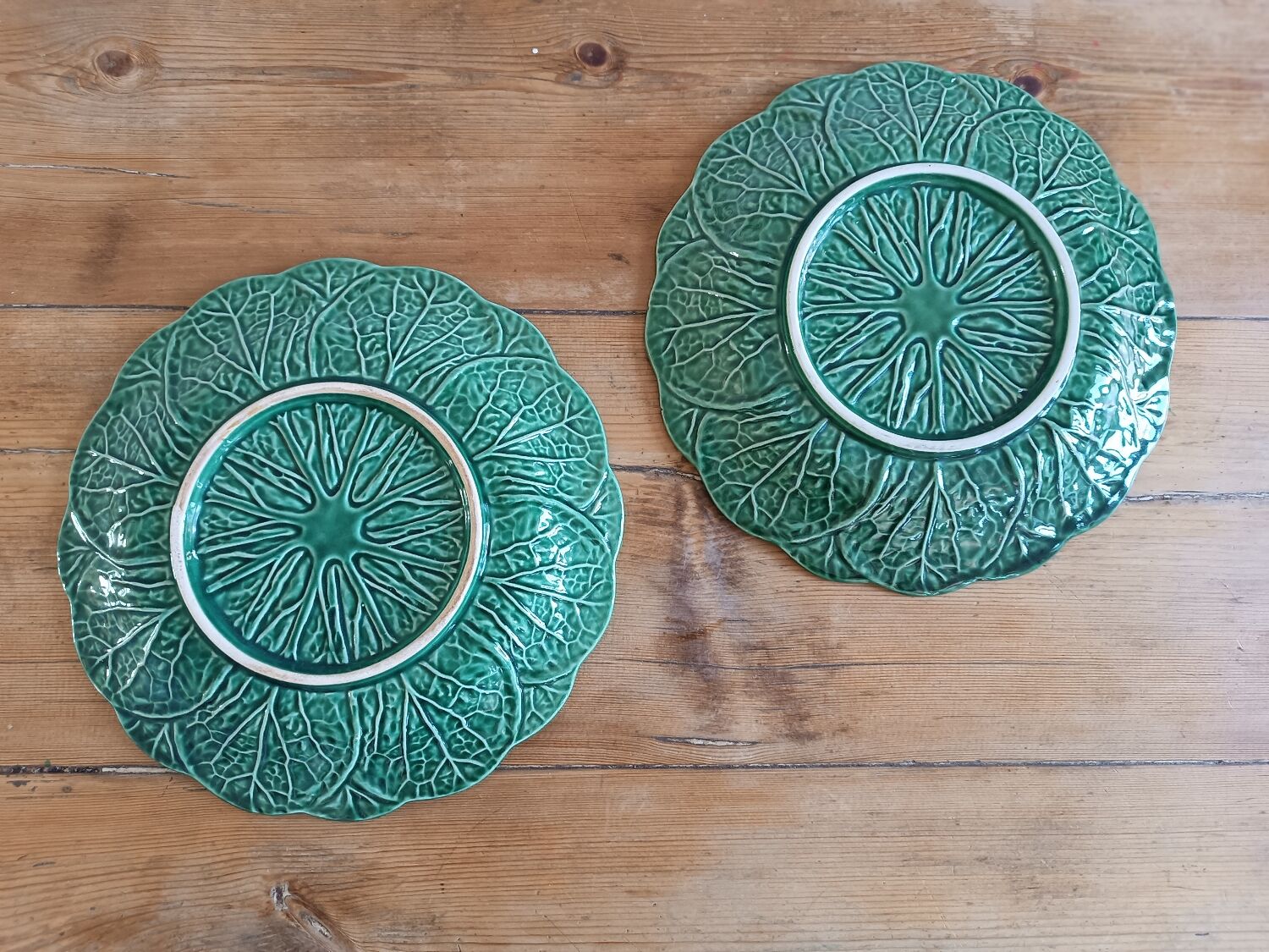 Duo of plates in slip