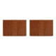 Contemporary Craftsmanship Solid Wood Pair of Brutalist Italian Sideboards