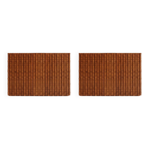 Artisanat contemporain Paire de buffets italiens brutalistes en bois massif