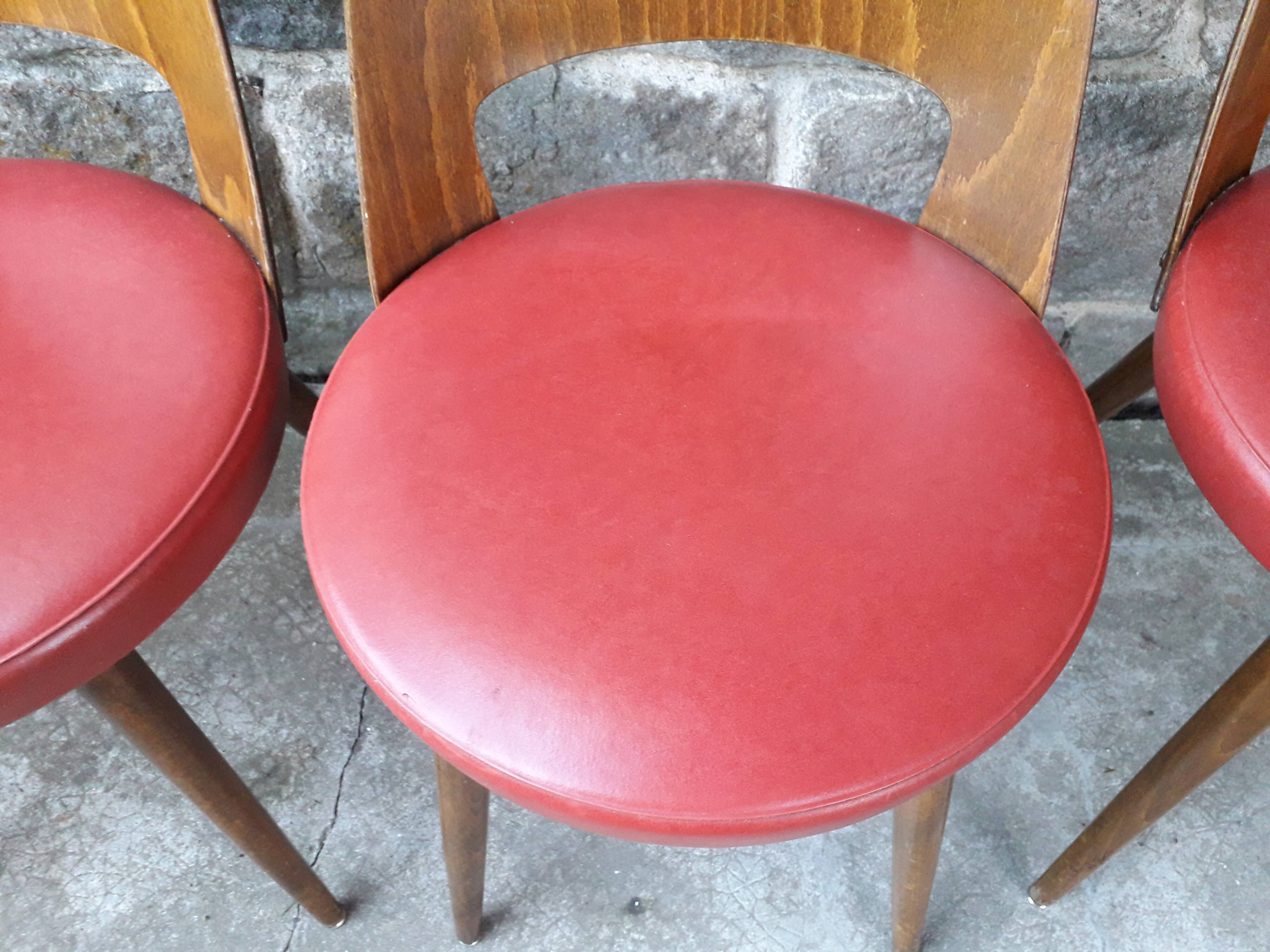 Lot de 6 chaises bistrot Baumann Mondor