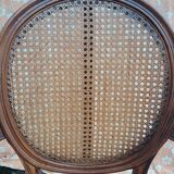 Fauteuil Louis XVI bois cannage