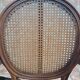 Fauteuil Louis XVI bois cannage