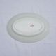 Oval serving dish in earthenware of Sté Amandinoise model Margot, iron earth.