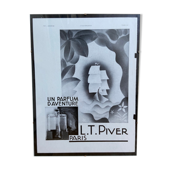 Affiche publicitaire L.T. Piver 7 mars 1931