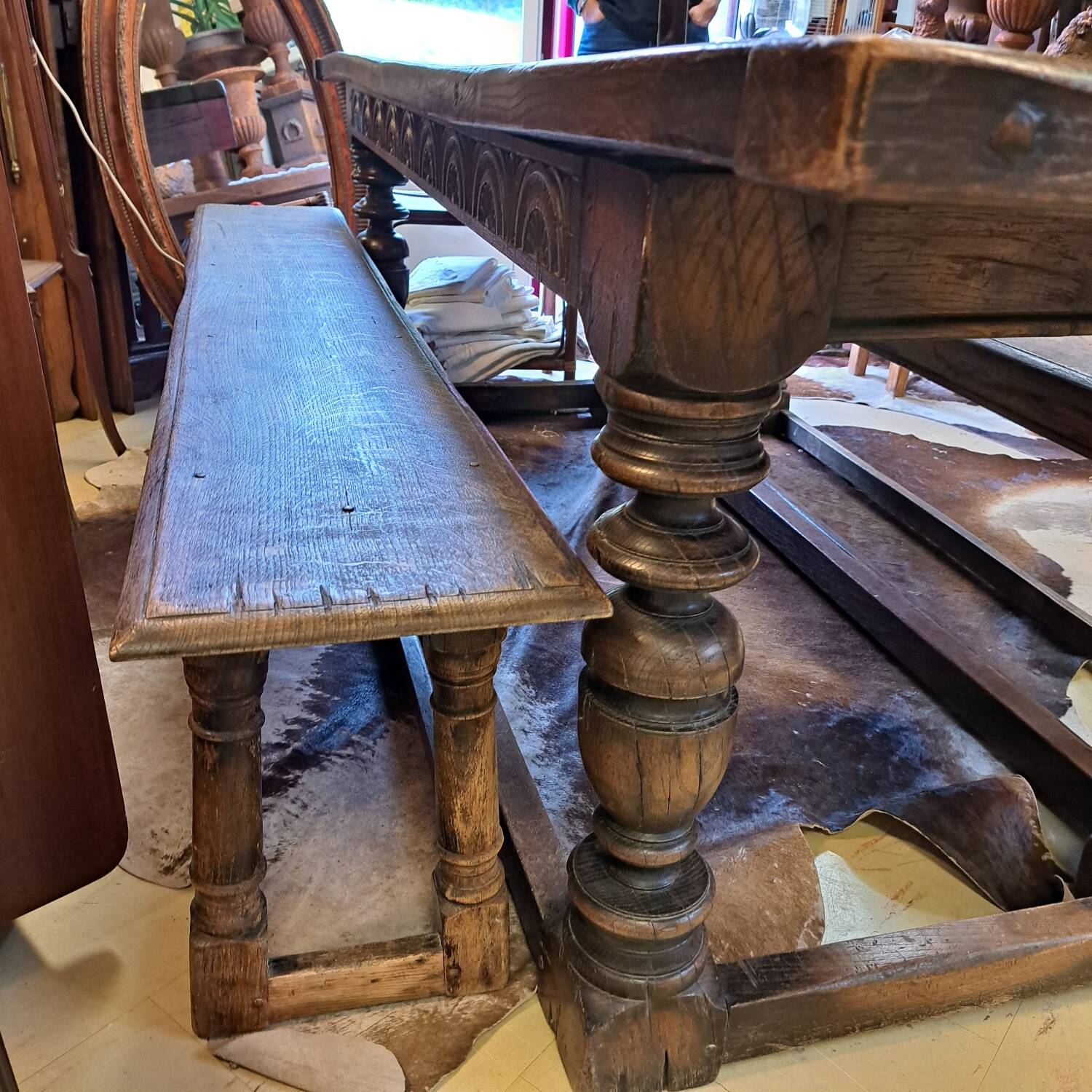 18th century refectory table
