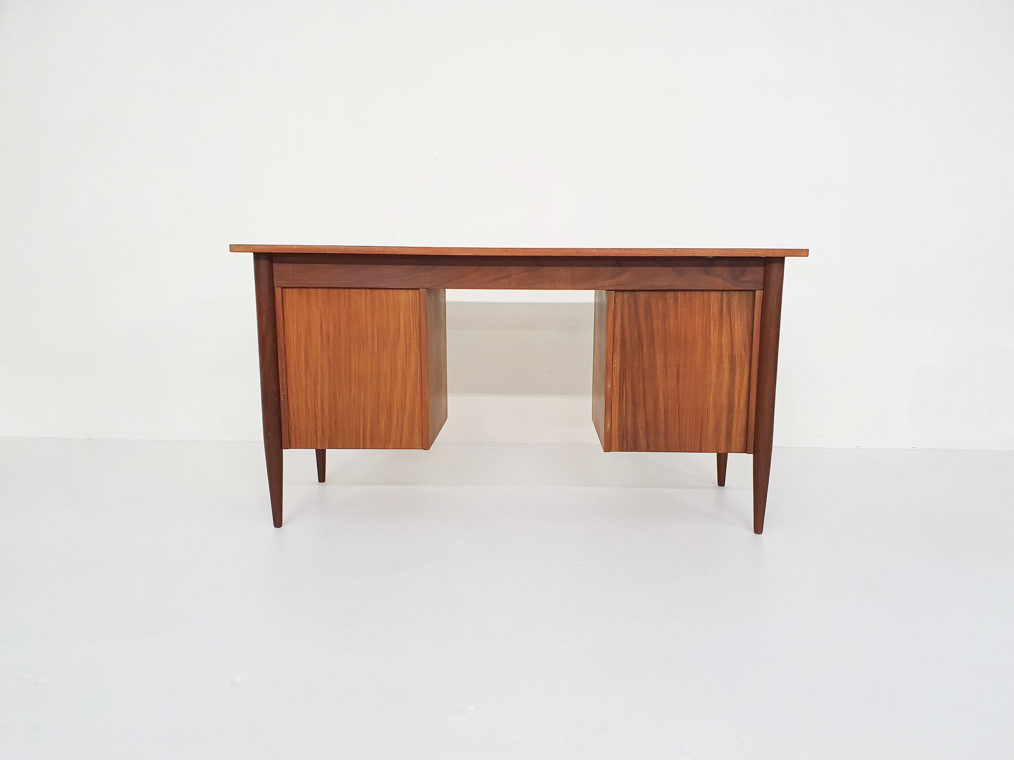 Mid-century teak desk, The Netherlands 1950's