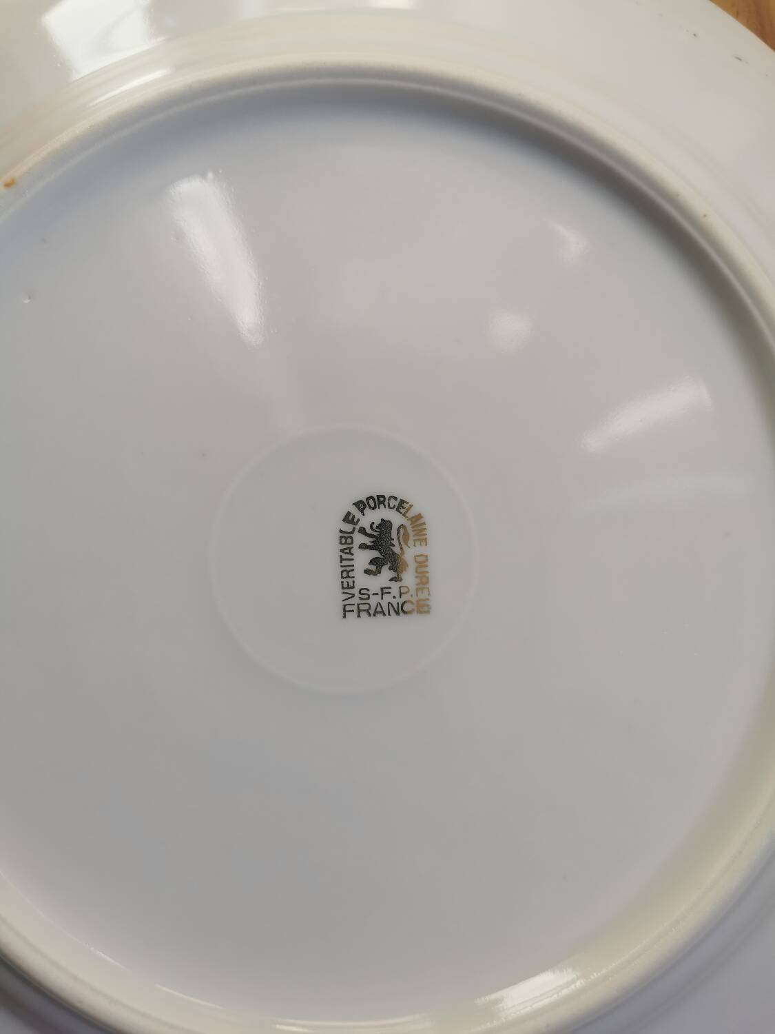 Old SFP porcelain dinner plates