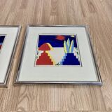 Pair of lithographs "BENT KARL JAKOBSEN".