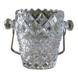 Vintage Glass Ice Bucket