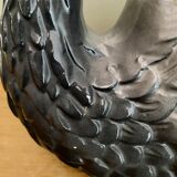 Vintage ceramic swan pot cover