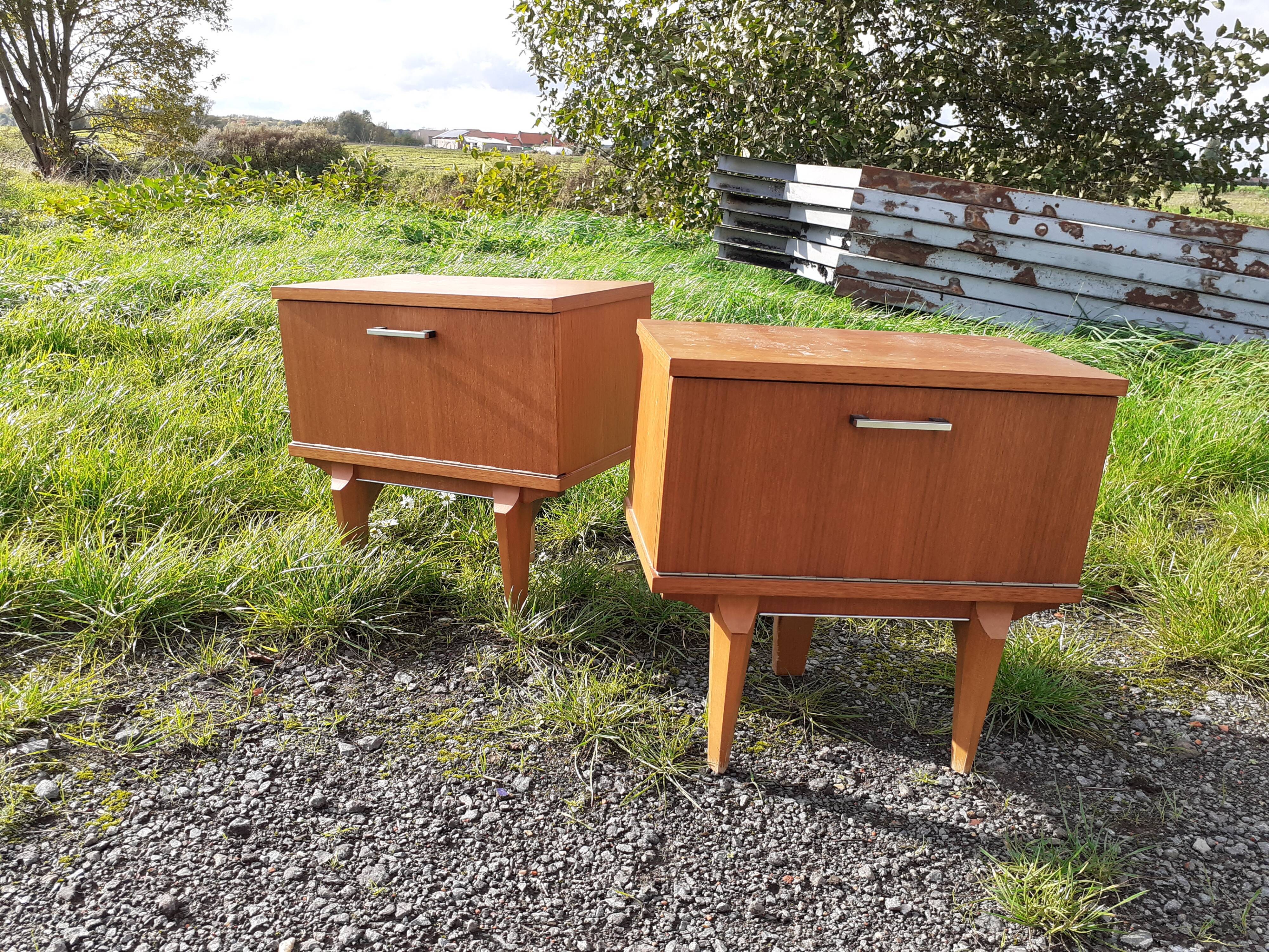 Vintage bedside tables