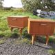Vintage bedside tables