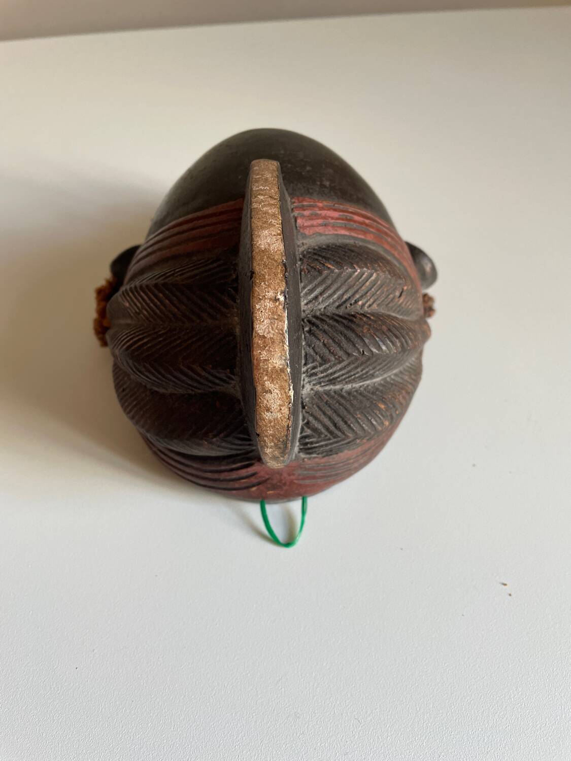 African ceramic mask Punu Gabon