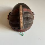African ceramic mask Punu Gabon