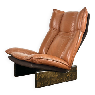 Fauteuil lounge Leolux en cuir