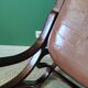 Rocking-chair bois et cuir