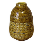 Vase en céramique émaille par Aldo Londi pour Bitossi