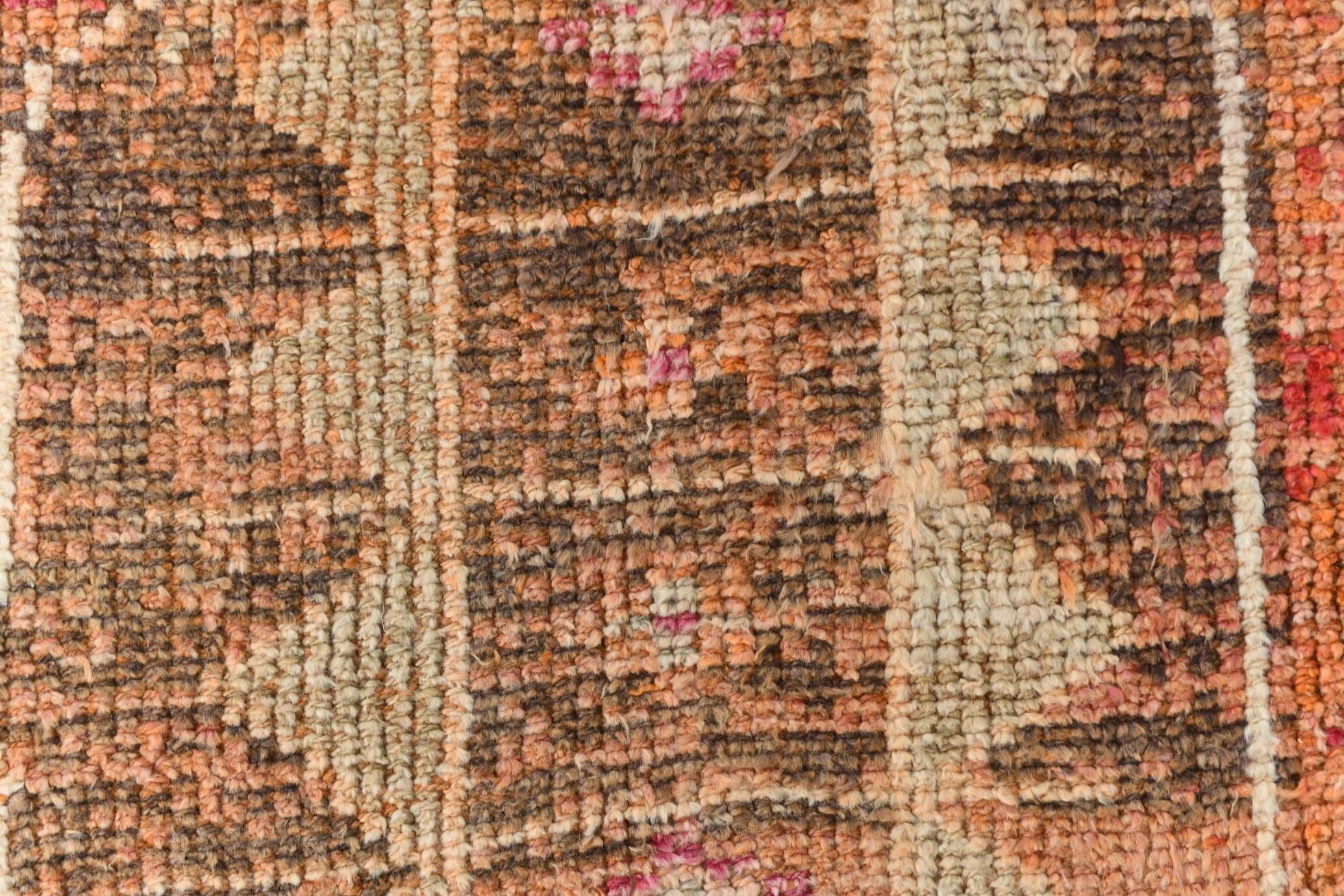 Tapis de couloir vintage aux couleurs douces, 91 x 295 cm