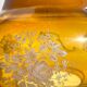 Vintage amber glass romantic hanging light