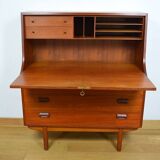 Danish Teak Secretary by Borge Mogensen Edition Soborg Mobler 1960