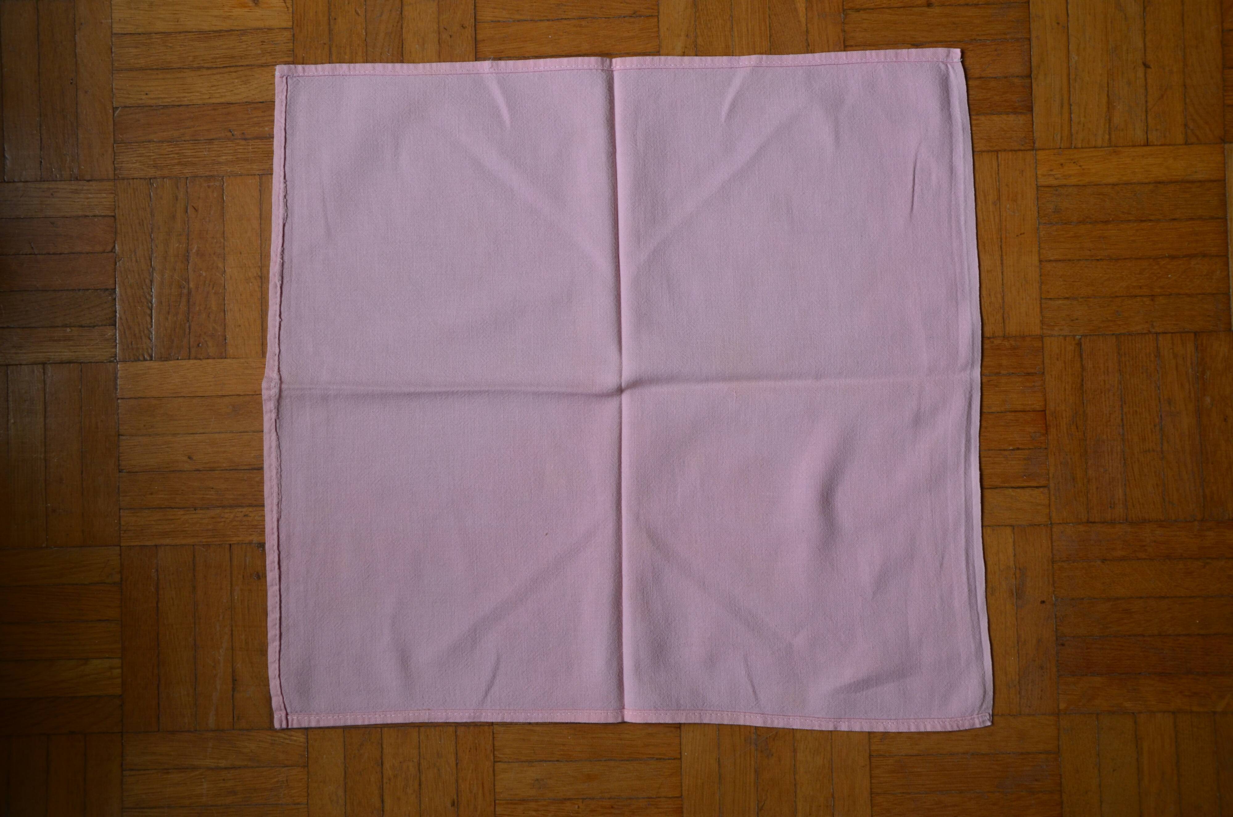 Lot de 4 serviettes rose