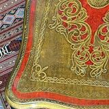 Florentine wooden side table