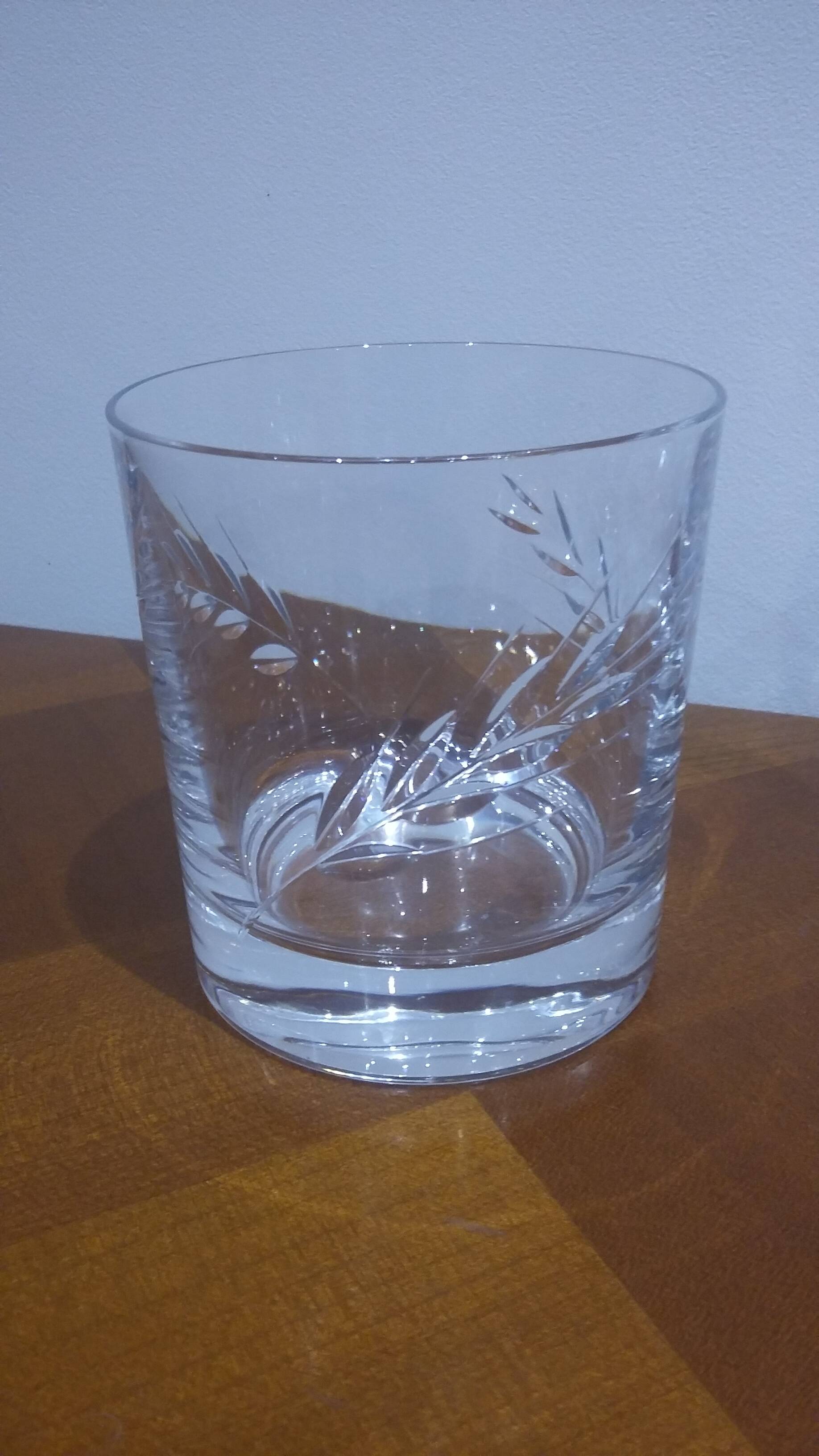 Très Joli Série De 6 Verre A Whisky Epi Fleury En Cristal D'arques