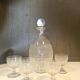 Baccarat carafe and glasses