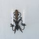 Golden antique wall chandelier