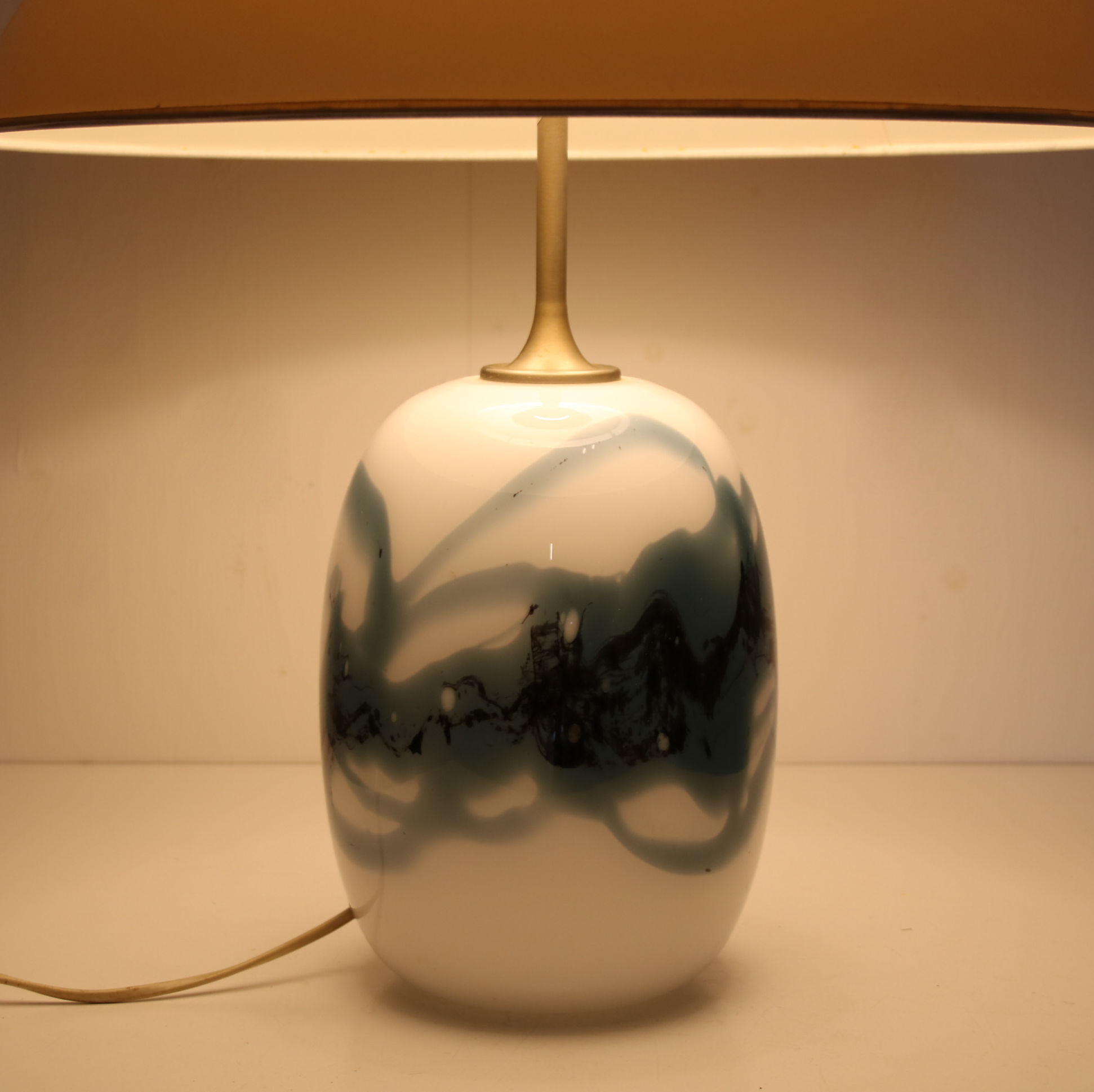 1970s Table lamp by Holmegaard in Denmark