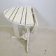 Vintage garden folding table in wood by Triconfort Model Riviera, 1970s