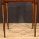 Italian inlaid wood side table
