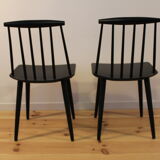 Vintage Scandinavian d77 of Folke Palsson chairs