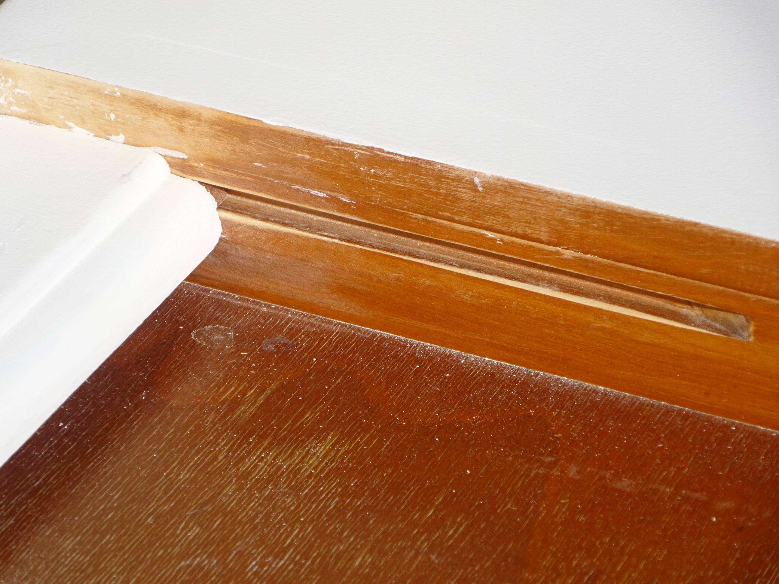 Small white and grey wooden dressing table