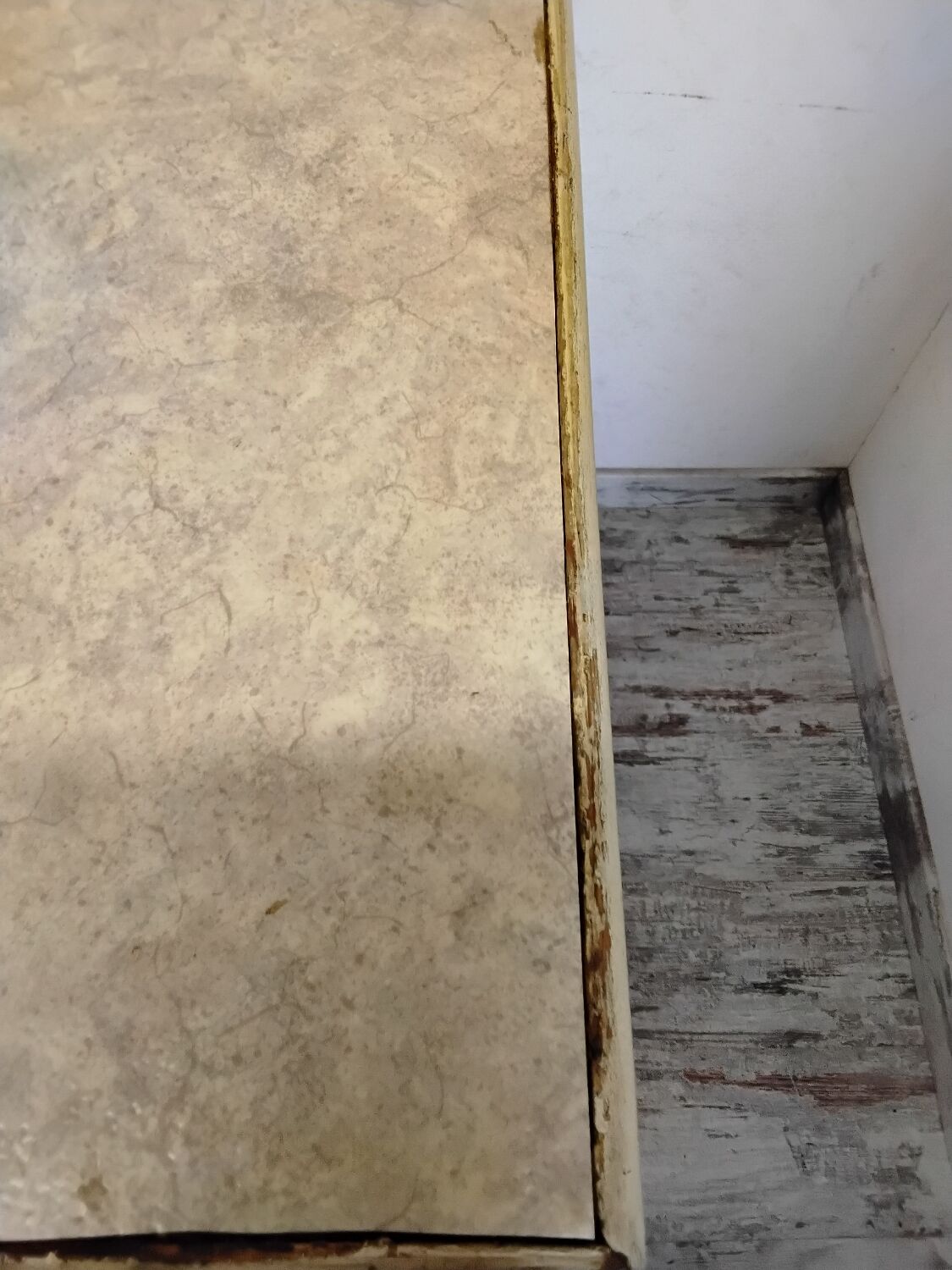 Old wooden Parisian buffet