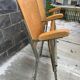 Pair of wooden cinema armchairs industrial style 1960s