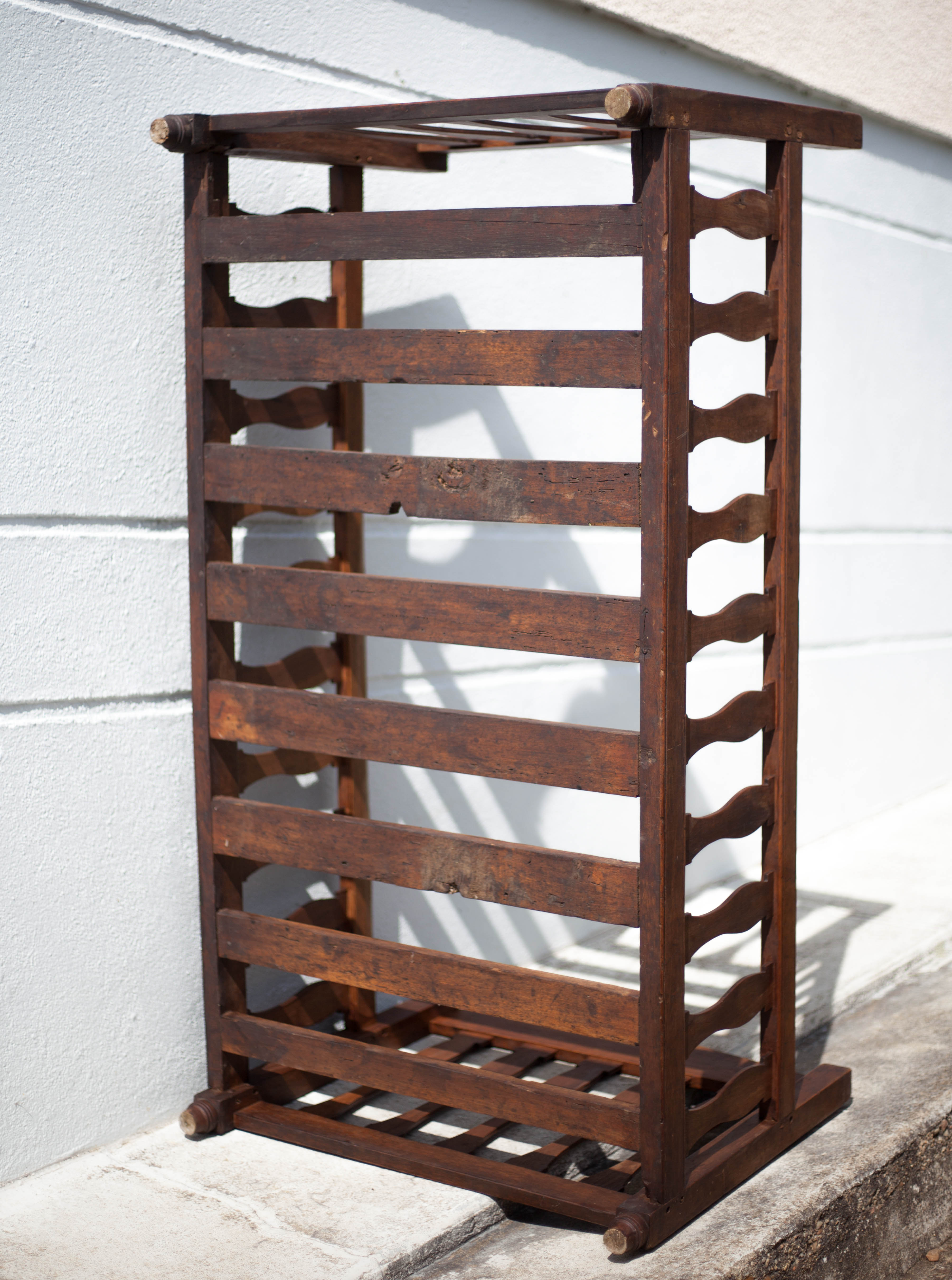 Children's wooden bed, old baby bed, children's bedroom bed, vintage decor