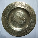 Chinese plate in bronze