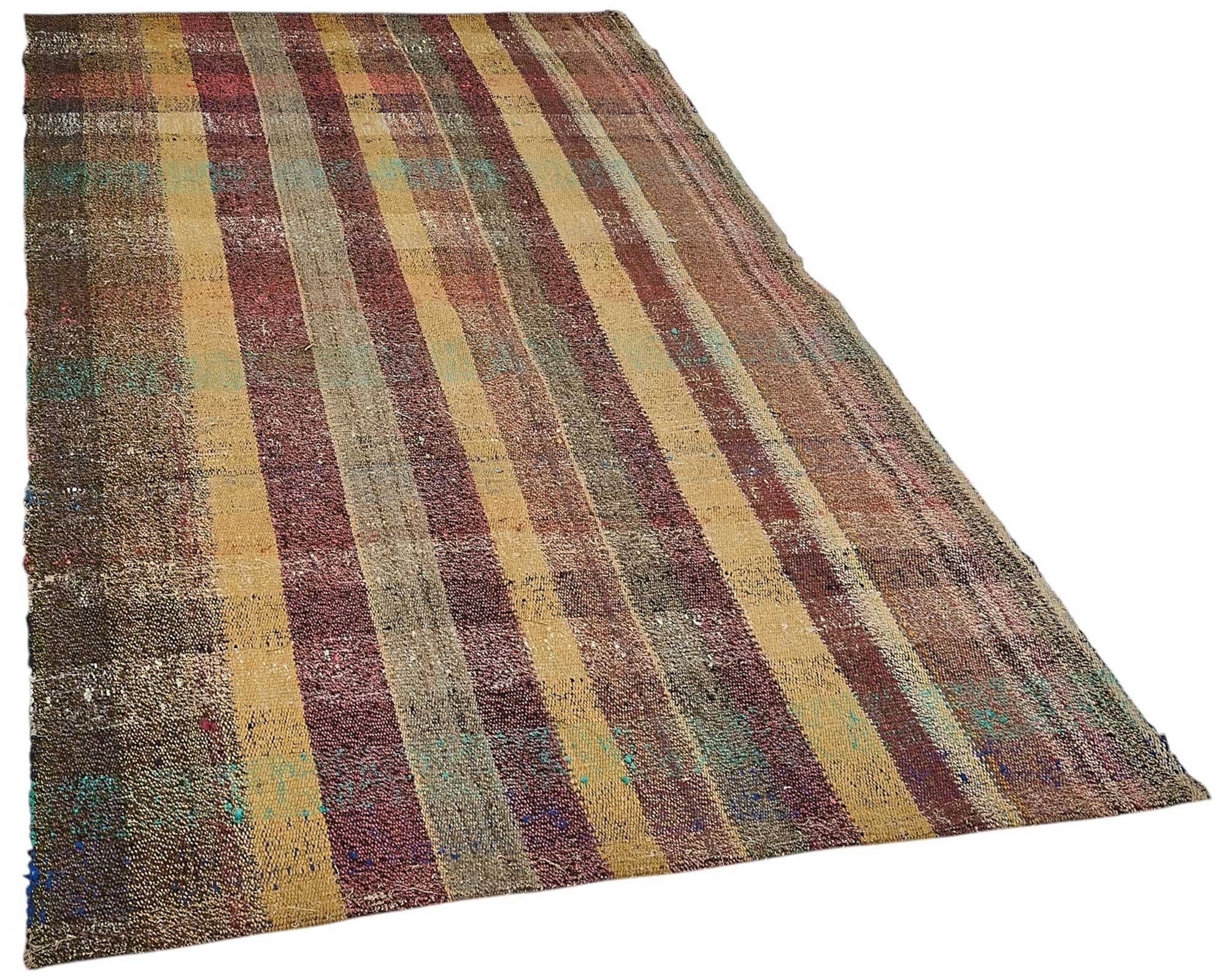 Turkish Handwoven Flatweave Chaput Kilim 135 cm x 237 cm