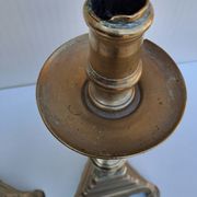Pair of bronze torches 17th