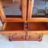 Display cabinet in alder